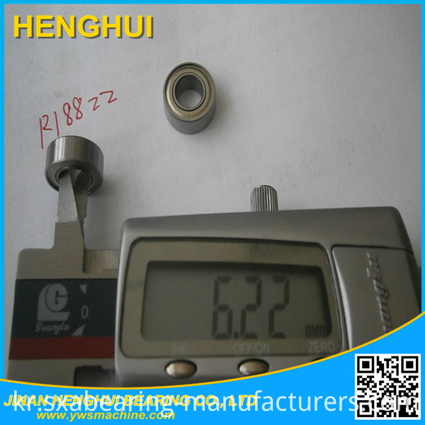 R188 Zz Inch Deep Groove Ball Bearing